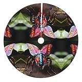 Parfait pour Noël, Halloween et le Nouvel An : cette jupe de sapin décorative à imprimé d'insectes étranges est assez polyvalente pour plusieurs vacances. Que ce soit pour Noël, Halloween ou le Nouvel An, il ajoute une touche amusante et festive à vos célébrations. C'est un complément parfait à votre maison, bureau ou décorations de fête de vacances.