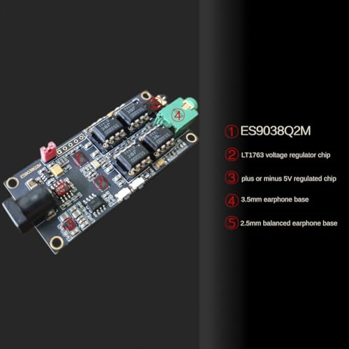 Module USB asynchrone ES9038 et double carte de décodage ES9038Q2M I2S - 4