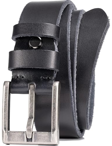 Handmade Full Grain Genuine Leather Belt – Italian Leather, Durable Work Style