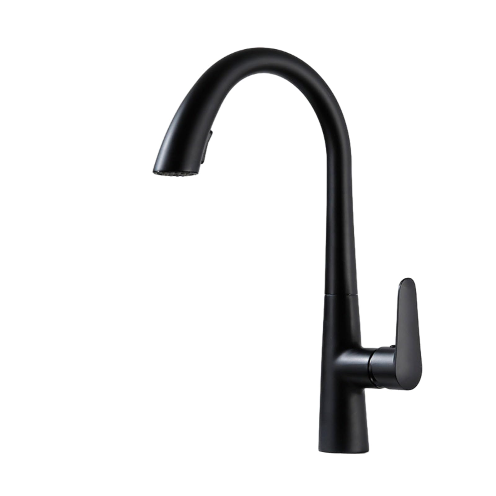 ZYCHSJXA Kitchen Tap Sink Hot and Cold Double Water Faucet Hidden Household Pull-Out Black