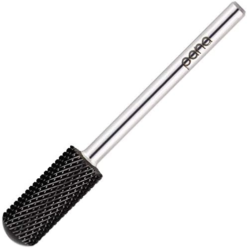 PANA Smooth Top Large Barrel 3/32" Shank Size - (Gold, 4X Coarse Grit) - Fast remove Acrylic or Hard Gel Nail Drill Bit for Manicure Pedicure Salon Professional or Beginner