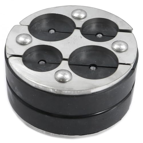 WITTKOWARE 100mm Mauerdurchführung (DN100 Ringraumdichtung), geteilt, für bis zu 4 Kabel/ Rohre (4×6- 30mm)-3