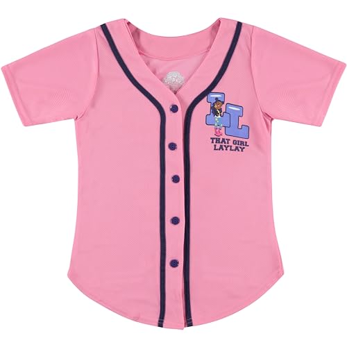 Nickelodeon That Girl Lay Lay Baseball Jersey T-Shirt- Little and Big Girl Sizes 4-16