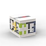 ELKeyko Puzzle 10 Niveau Difficulté Difficulté Diffrigtion Boîte Boîte Braining Bâtiment Blocs De Décompression Rainbow Road Toy High Difficult (Color : 8)