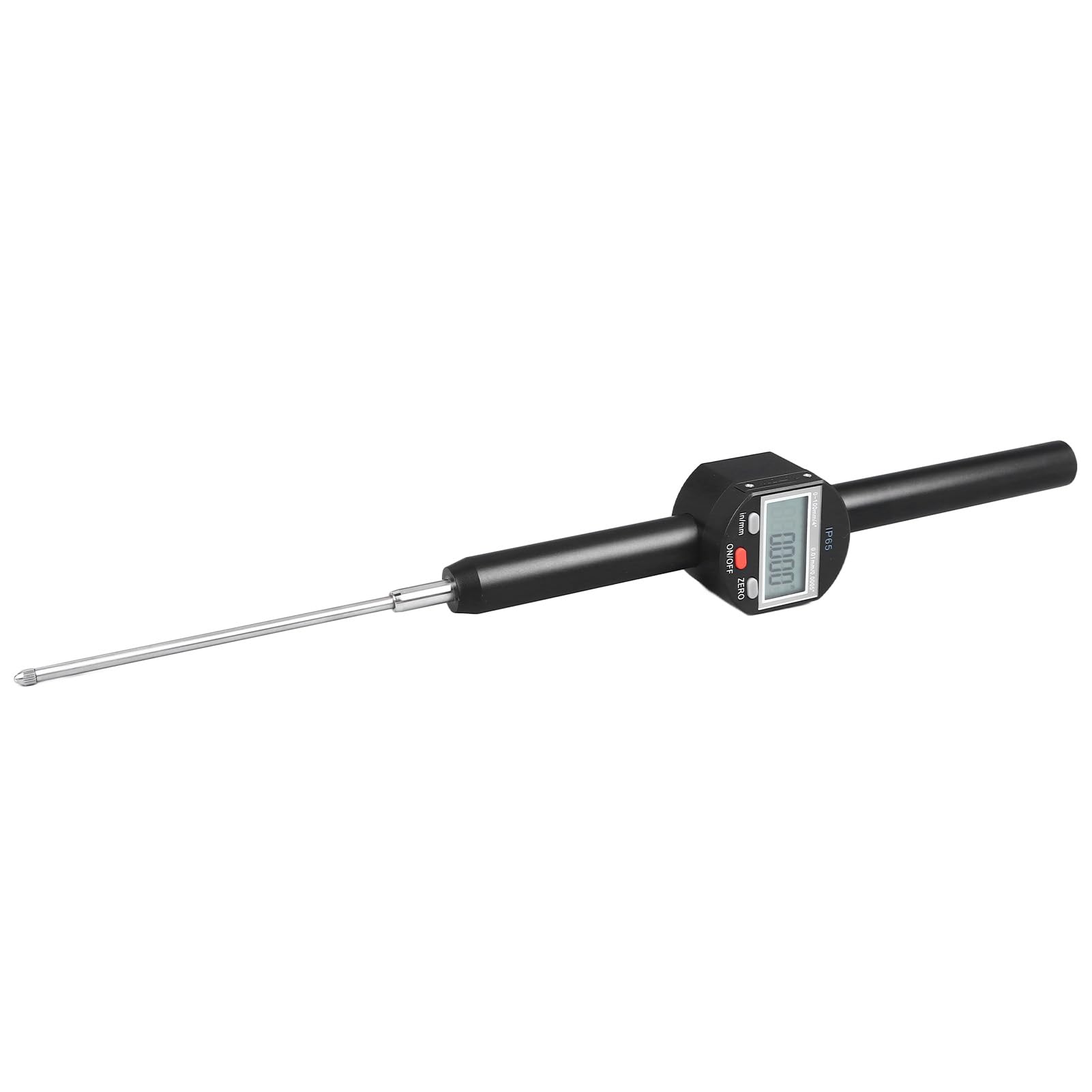 Cyfrowy Czujnik Zegarowy, Wysoka dokładność IP65, rozdzielczość 0,01 Mm z Zakresem 0,100 Mm, materiał ze Stopu Aluminium, Wyświetlacz Cyfrowy, do Potrzeb Pomiarowych