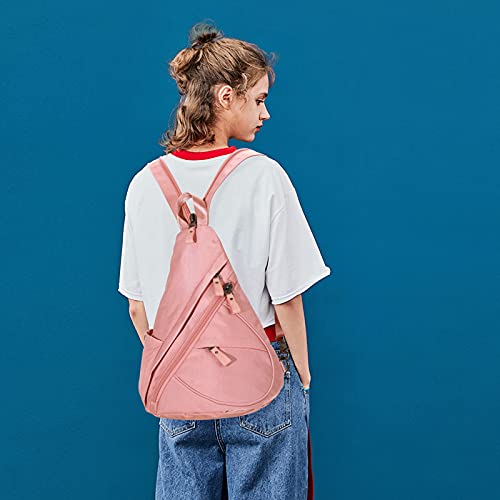Kl928 Nylon Sling Bag - Small Crossbody Backpack Shoulder Casual Daypack Multipurpose Rucksack For Men Women #TOP6