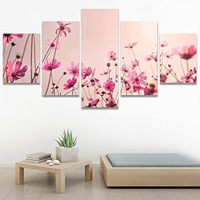 SIGNWIN 5 Panel Canvas Wall Art Modern Art...