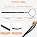 COSOWO Slip Lead Dog Leash with Dual Handles No-Pull Reflective Training Leash with Knot-Free Swivel Heavy-Duty Design for Small, Medium & Large Dogs Comfort-Grip for Secure Walking, Black