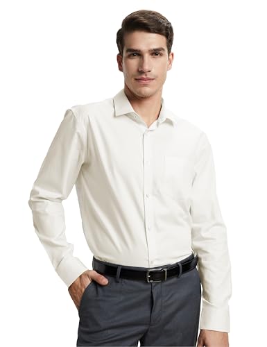 Image of Symbol Premium Men's Wrinkle-Resistant Regular Fit Cotton Formal Shirt