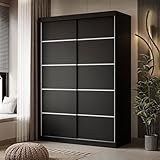 TECHNISCHE DATEN: Größe – Breite: 150 cm; Höhe – 215 cm; Tiefe: 59 cm. Farbe weiß. Der Garderobenschrank Flur ist aus 16 mm dicker hochwertiger Schichtstoffplatte gefertigt. Die Kanten sind zum besseren Schutz mit einem strapazierfähigen ABS-Rand bedeckt. Gaderobenschränke Kommt mit den Aluminiumführungen von Sevroll.