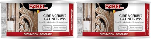 Cire à Céruser 250 ml, Blanc (Lot de 2)