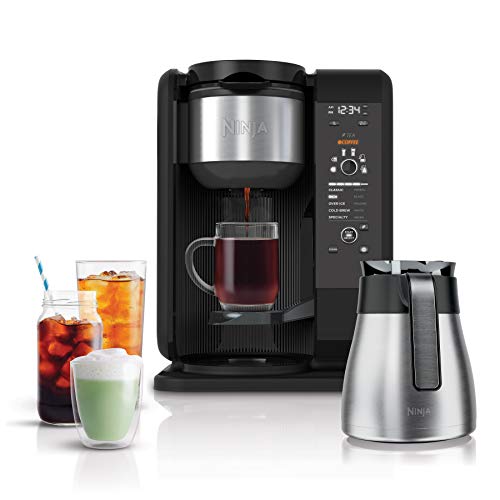 Shark Ninja CP307 Hot and Cold Brewed System W/Thermal Carafe Coffee Maker, Black by Ninja - Used condition - US$166.49