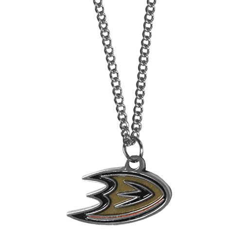 NHL Siskiyou Sports Fan Shop Anaheim Ducks Chain Necklace with Small Charm 22 inch Team Color