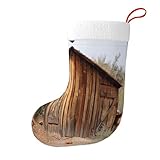 Einzigartige Dekoration: Niedlicher Strumpf bringt weihnachtliche Atmosphäre in Ihr Zuhause, verleiht Ihrer Weihnachtsdekoration eine romantische und gemütliche Atmosphäre und bringt warme und reiche Urlaubsatmosphäre in Ihre Familie.