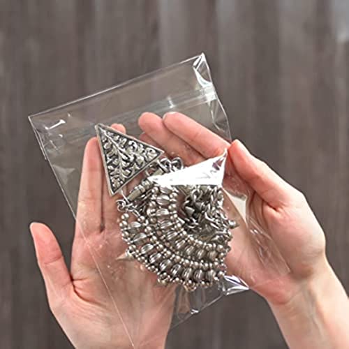 RECON UP Self Seal Cellophane Bags 5X7 (Pack Of 50), Clear Sweet Bags, Self Adhesive Cellophane Bags, Gift Bags For Different Occasions - Image 2