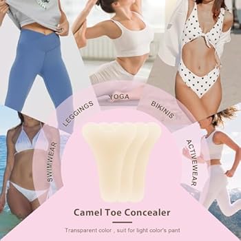 NICEIN 2 stuks Camel Toe Concealer, Camel Toe Guard, herbruikbaar, onzichtbaar en naadloos voor damesleggings, badpakken (stof