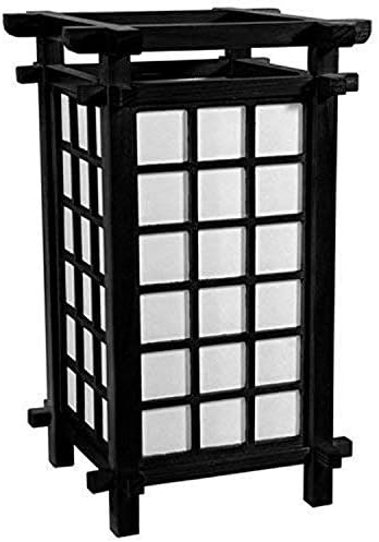 Oriental Furniture 17" Ido Lamp - Black