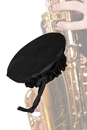 Gator Cases Double-Layer Aerosol Cover with MERV-13 Filter for Trumpet/Cornet, Alto/Tenor Sax, Bass Clarinet; Fits Bell Sizes Ranging from 4 to 5-Inches (GBELLCVR0405BK)