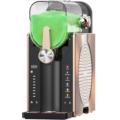 2-in-1 Slushie Machine, No-Ice Frozen Drinks & Soft Serve Maker