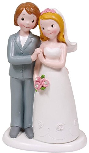 Figura Novias para Pastel Especial para Regalar EN Bodas Y Aniversarios (Pareja Novias)