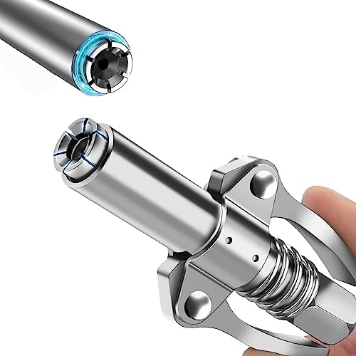 MYPROKIT Grease Gun Coupler, Quick Release Double Handles
