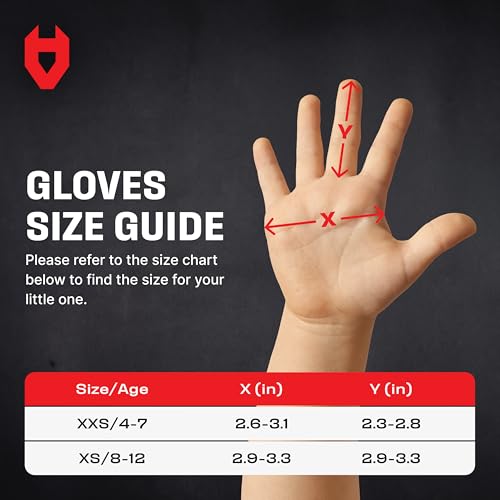 image for NoCry Kids Cut Resistant Gloves with 3 Reinforced Fingers - 100% Food 