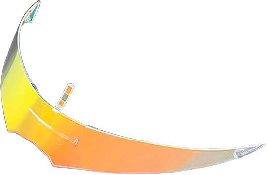 Z8 Motorcycle Helmet Small Tail Spoiler Replacement,Helmet Small Rear Spoiler for Z8,RF1400,NXR2,CWR-F2 Helmet Revo Clear Red
