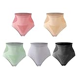 JUSGTPS SLIMORYPRO Graphene Honeycomb Vaginal Tightening & Body Shaping Briefs, 5 Pcs Graphene Honeycomb Panties for Women (5 Color Mix,L).