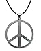 Produktbild Peace Kette, Hippie Halskette (Silber, 5cm)