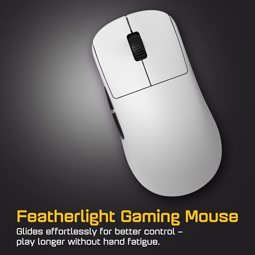 Image of ENDGAME GEAR OP1w 4k v2 Wireless Gaming Mouse White - 30K DPI Optical Sensor, 4000Hz Polling, Hot-Swappable Switches & Claw-Grip Design