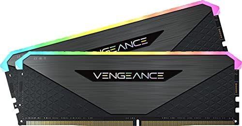 Corsair Vengeance RGB RT 32GB (2x16GB) DDR4 3600MHz C16 Desktop Memory (Dynamic RGB Lighting, Optimised for AMD 300/400/500 Series, Compatible with Intel 300/400/500 Series) Black