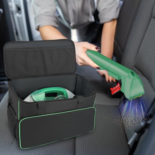 Carry Bag for Bissell Little Green Machine 1400B, Large Storage Bag Carrying Case for Bissell Carpet Cleaner, Car Vacuum Attachments Cleaning Tools Organizer, Cleaner Solution Pocke, Black(Bag Only) by JAYOBGO - Image 6