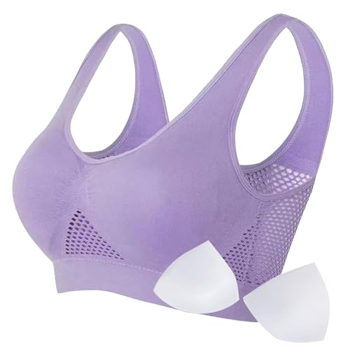 Soutien-gorge de sport sans armatures pour femmes avec coussinets amovibles