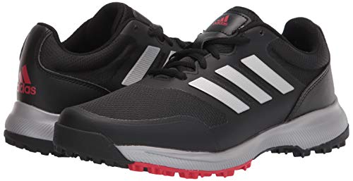 Adidas Men's Tech Response Spikeless Golf Shoe, Core Black/Silver Metallic/Scarlet, 9 #TOP6