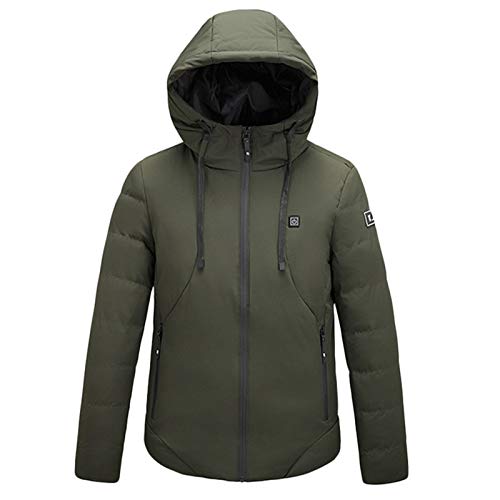 Preisvergleich Produktbild GGsheng Herren-Wintermantel, beheizbar, USB-Aufladung, elektrisch, warm, mit Reißverschluss