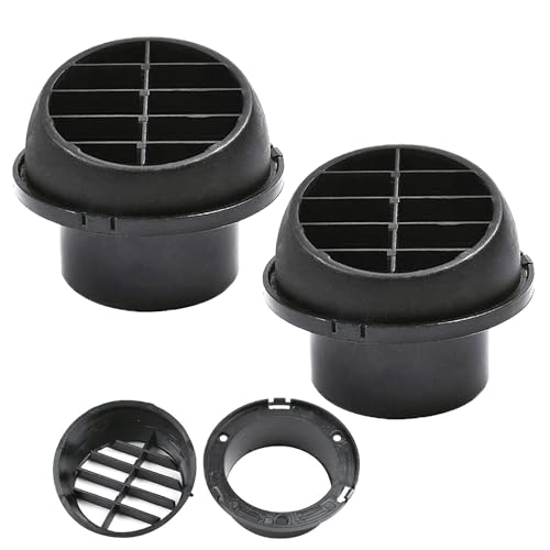 Eberspacher, Webasto, Propex 360 Rotatable Diesel Heater Duct Hose Pipe Air Outlet Vent Cover for Parking Heater Air Conditioner (60mm)