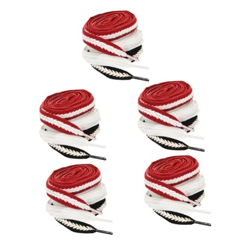Lacets de blé tressés GALPADA de rechange en polyester coton pour sneakers