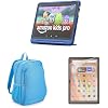 Amazon Fire HD 10 Kids Pro tablet (32 GB, Nebula) Backpack Travel Bundle