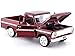 1969 Ford F-100 Pickup Truck Burgundy 1/24 by Motormax 79315 by Motormax