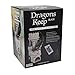 Forged Dice Co. Dragon’s Keep Dice Tower - Hand Painted Dice Rolling Tower Castle with LED Lights, Made from Heavy Duty Resin - Compatible with DND Accessories, D&D 5e, and Standard RPG Dice (Black)