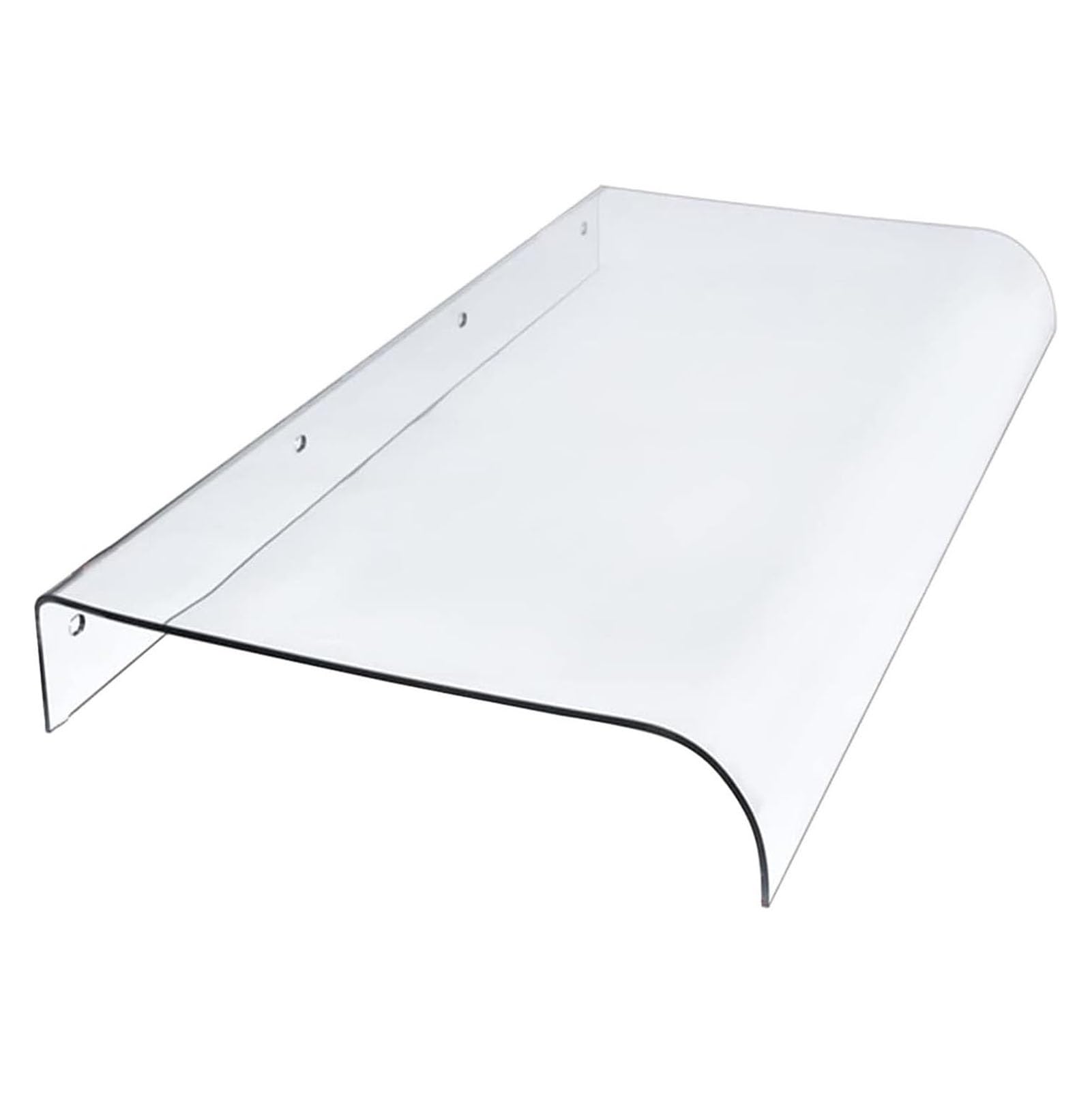 Auvent de fenêtre anti-UV en polycarbonate résistant aux intempéries pour grand patio