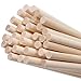 Palitos de Madera (100 Piezas) - 30cm x 7mm, Natural Redondo Palitos...