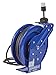 Coxreels PC13-5012-A Compact Efficient Heavy Duty 50’ Power Cord Reel | Retractable Reel for Extension and Power Cords | Electrical Equipment for Garage | 50’ Cord Included | Single Receptacle