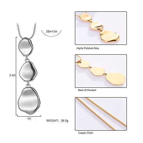 Long Pendant Necklaces For Women Multi-Layer Pendant Y Necklace Set Statement Pendant Chic Jewelry4