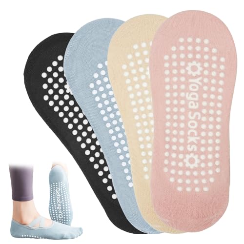 Ya en mundofriki.es: 4 Pares Comodos Calcetines Yoga Pilates Para Mujeres y Hombres Antideslizantes Calcetines Artes Calcetín Marciales Tobillero Deportivo Con Puntos Antideslizantes para Yoga Fitness Ballet, EUR 36-39