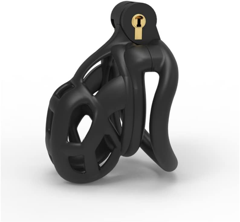 Bondage Masters Chastity Cage Male Chastity Device 3D Design Resin Material, Metal and Plastic Padlocks Included