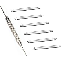 Olytop 22mm Spring Bars Pins for Garmin Instinct 1/2/3 45mm - 6PCS 2.0mm Thickness Heavy Duty Stainless Steel Garmin Instinct Solar/Tactical/Esports/Tide/Surf Watch Band Pins + Spring Bar Tool