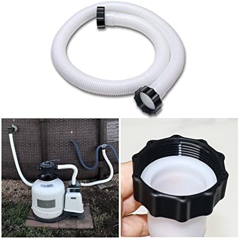 1.5"Diameter Pool Pump Replacement Hose - 59" Long for Intex Filter Pumps Sand Pump & Saltwater Systems（1pcs）