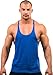Iwearit Y-Back Muscle Tanktop M-Blue Made in USA