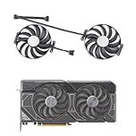 Scheda grafica ventola ASUS Dual GeForce RTX 4070 OC, RTX 4070 SUPER OC, RTX4070 Ti SUPER OC | T129215BU ventola dissipatore di calore (set, 2 ventole)